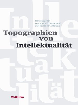 cover image of Topographien von Intellektualität